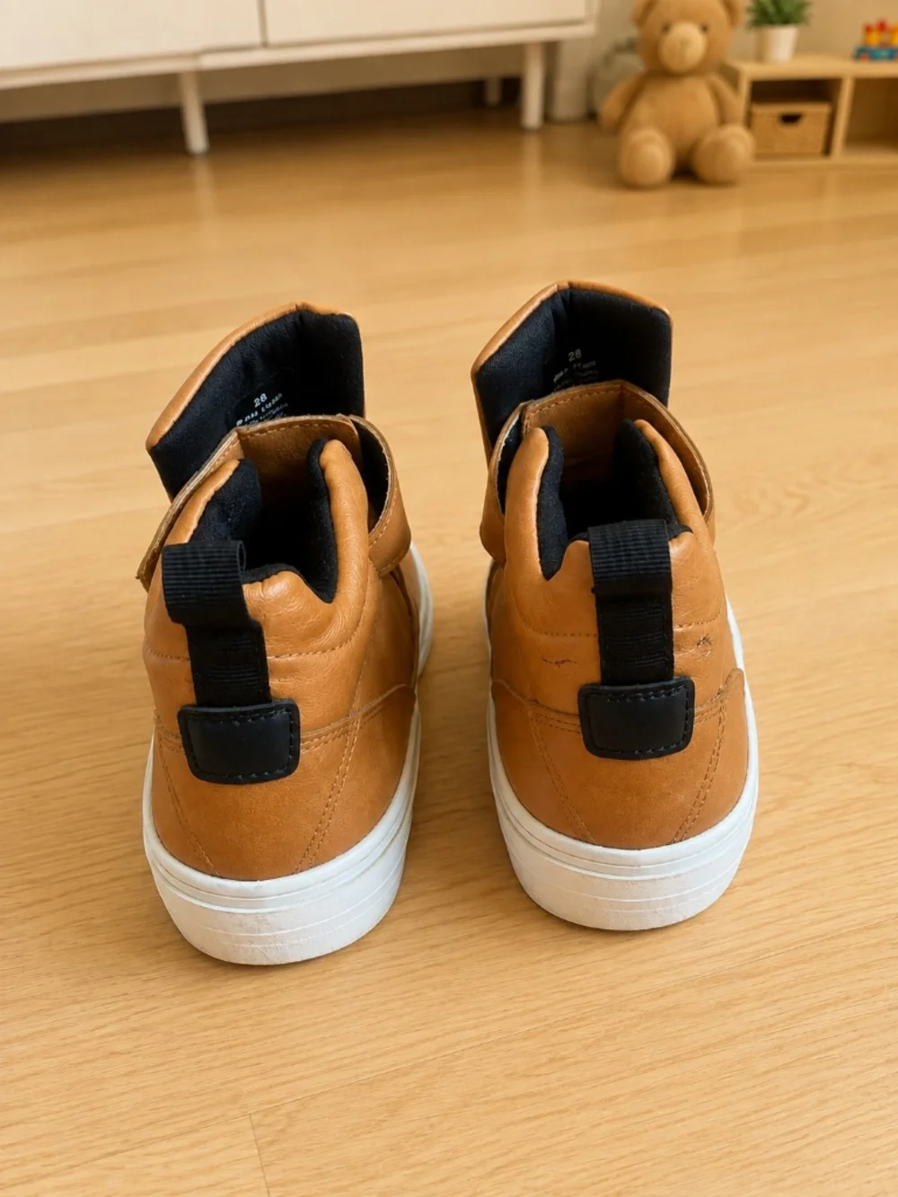 Zara Kids High-Top Sneakers / Boots – Size EU 28/29 (US Toddler 11–11.5) 🤎